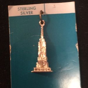 Sterling Silver Empire State Building Charm